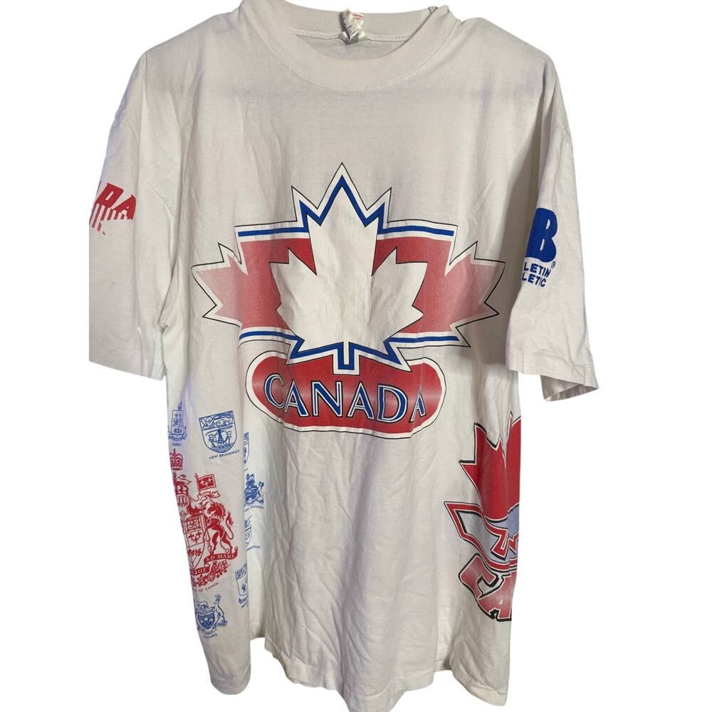 Vintage Team Canada AOP Hockey Tee